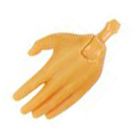 Offene Hand links