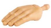 Hand offen