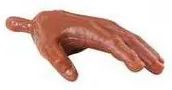 Hand offen