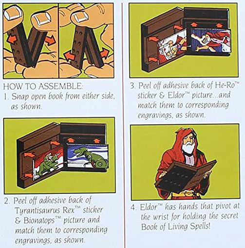 Pivoting hands + secret of the Book of Living Spells
