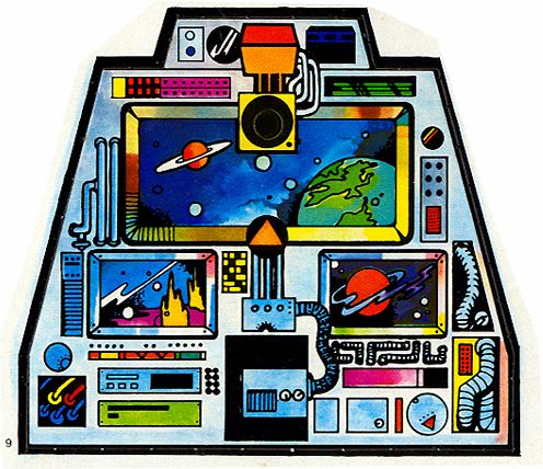 Pappaufsteller "Burgcomputer"