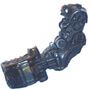 Kampfrüstung linker Arm