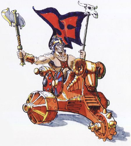 Battle Ram Fighting Foe-Men Vehicle
